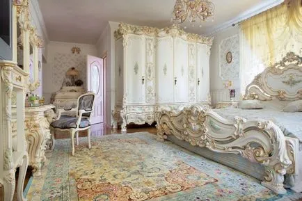 Barokk hálószoba - fénykép szokatlan tervezési ötletek
