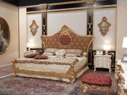 Барок спалня - снимка необичайно дизайнерски идеи