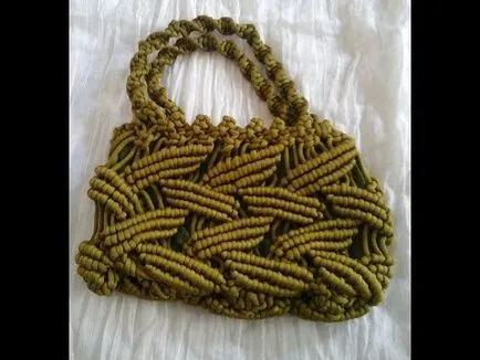 sac macrame cu mâinile sale o clasă de master cu fotografii și video