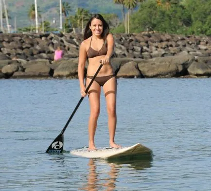Sup (stand up Paddling) - canotaj pe bord în picioare, sau un nou tip de activități de apă, care