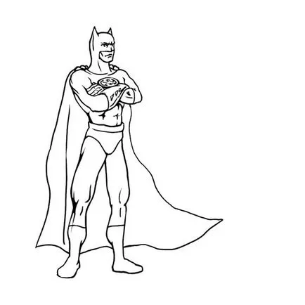 Супергерої як намалювати Бетмена (batman)
