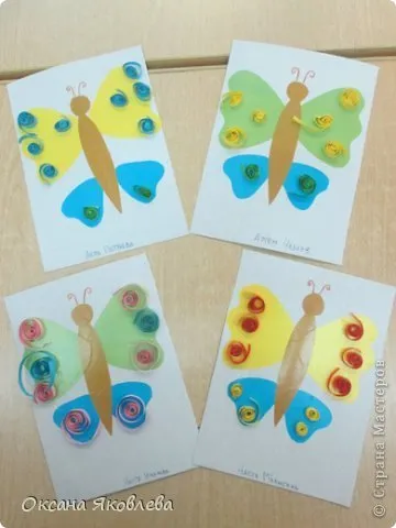 Quilling scheme pentru clasa de copii și meserii master pentru copii