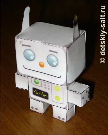 Vezetés egy robot papírból „robotok saját kezűleg