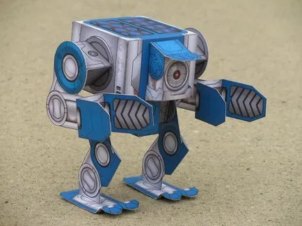 Vezetés egy robot papírból „robotok saját kezűleg