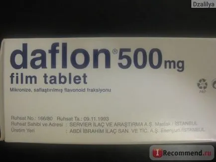 Tablete Daflon 500 - 