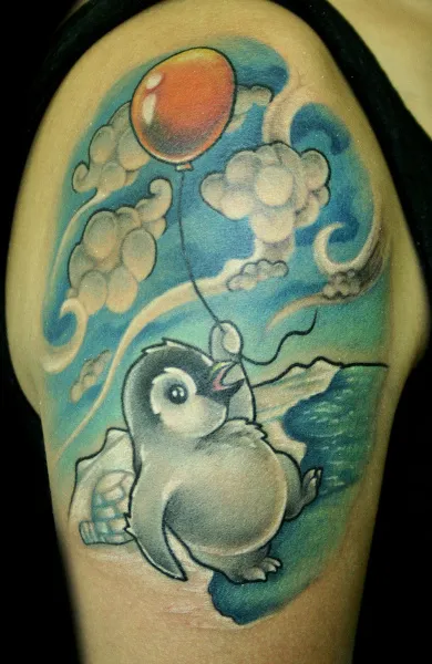 Tatuaj Penguin - modele de valoare tatuaj și fotografii