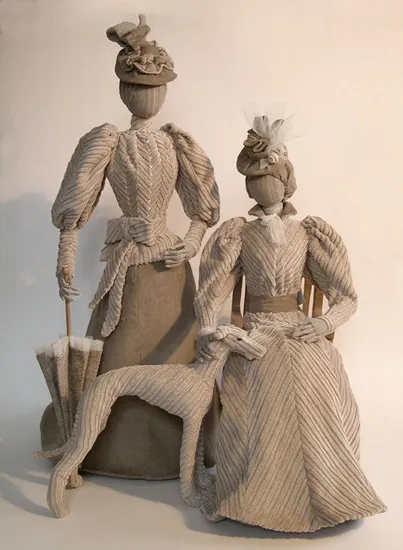 sculptura păpușă textile Natalia velchinskoy