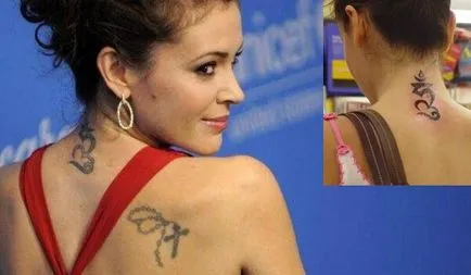 Alyssa Milano Tatuaje și semnificația lor