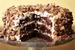 Cake „Snickers” - receptek képekkel és videó