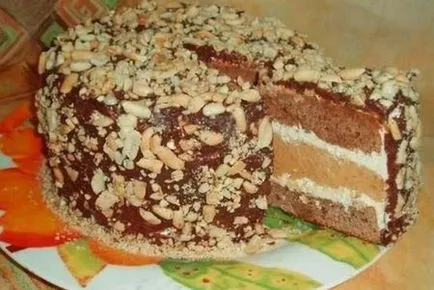 Cake „Snickers” - receptek képekkel és videó