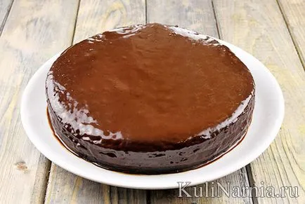 Cake „Sacher” recept lépésről lépésre fotók