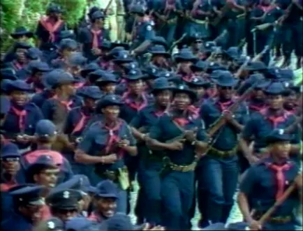 zombie Tonton Macoutes Guard din Haiti