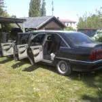 Tuning Opel Omega un colhoz pentru limuzine și modificări de lotus, topzhyr