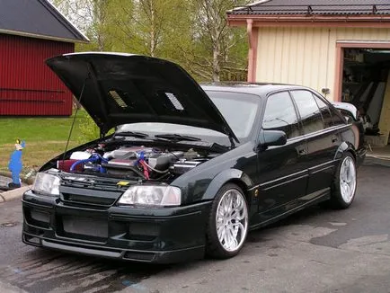 Tuning Opel Omega un colhoz pentru limuzine și modificări de lotus, topzhyr