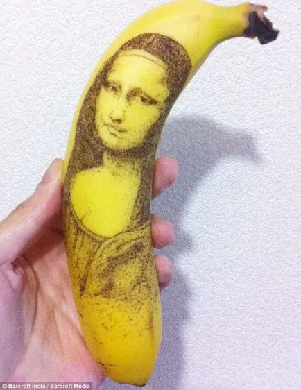 Невероятни рисунки по банани - новини в снимки