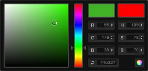 Telepítse a bővítmény jquery colorpicker