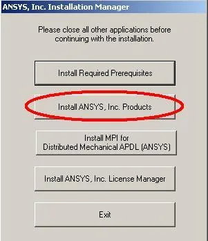 ANSYS Instalarea 1