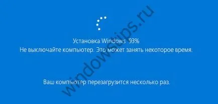 proces simplificat de reinstalarea Windows Update 10 creatori cu funcția standard de „începe peste“