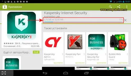 Telepítse víruskereső szoftvert android