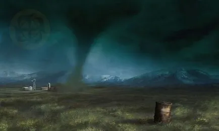 Lecția Photoshop trage o tornadă, twister - un pic de tot