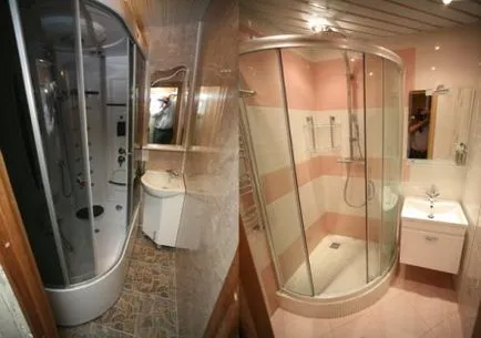 Instalarea cabină de duș (unghi) în Hrușciov - jurnalul de aplicații on-line - bayanay