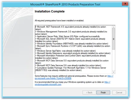 Telepítés és beállítás alap SharePoint Server 2013 SP1 a Windows Server 2012 R2 (a topológia