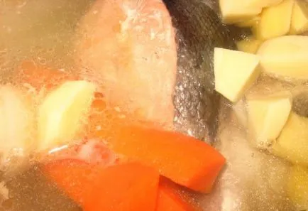 Fül lazac-lépésre fotó-receptek ízletes levesek