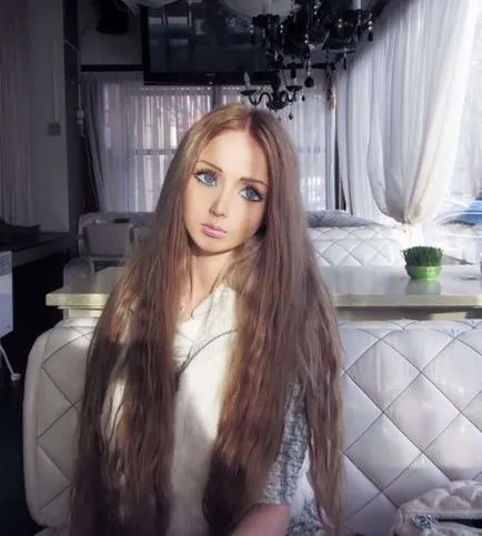 Valeria Lukyanova fără machiaj