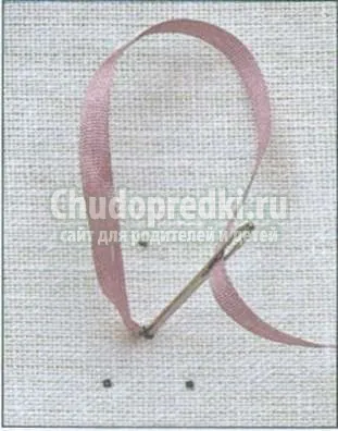 Вишивка стрічками (стрічку виворітну сторону) Вишивка стрічками
