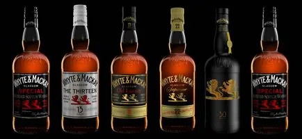 Whisky Whyte - Mackay (alb și Mackay) și descrierea tipurilor