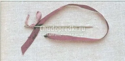 Вишивка стрічками (уколів голку точці) Вишивка стрічками