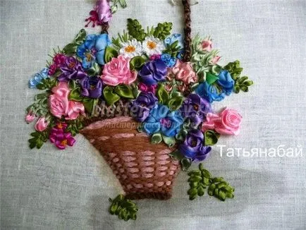 Вишивка атласними стрічками
