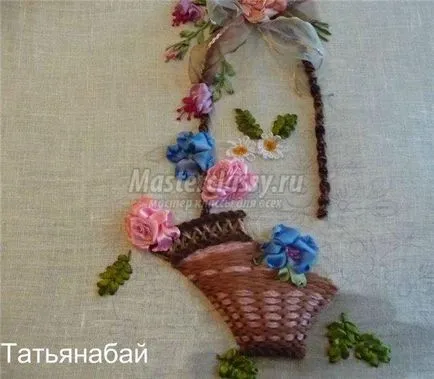 Вишивка атласними стрічками