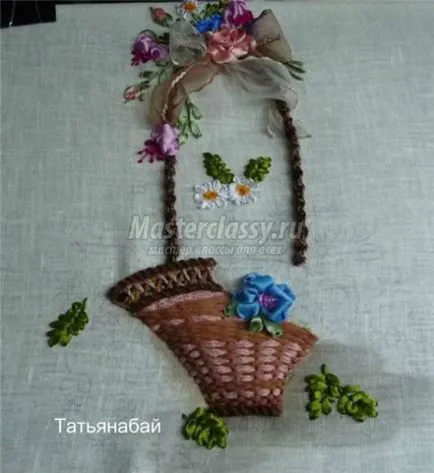Вишивка атласними стрічками