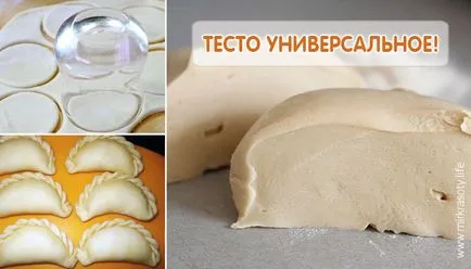 Delicious универсално тесто за кнедли, равиоли, chebureks