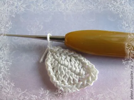 Плете на една кука прост лист - Справедливи Masters - ръчна изработка, ръчно изработени