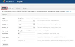 Widgetkit albumba Connect with Facebook joomla - SETUP widget formájában a pop-up ablakok - katalógusok és az üzlet