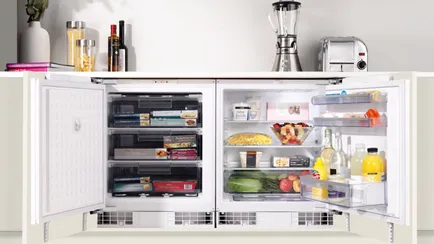 Хладилник за малка кухня, където да се постави, как да проектирате свои ръце, направляващи, снимки,