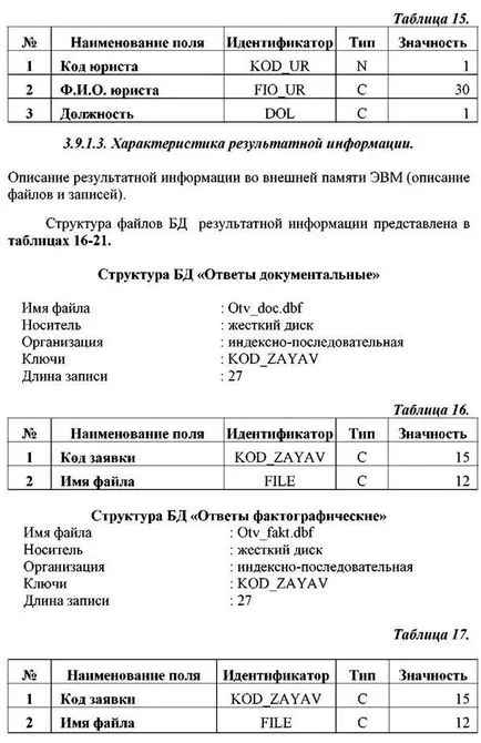 Caracteristicile datelor de intrare și de referință