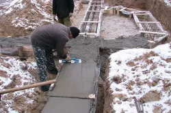 Наливане бетонни подове правилен процес
