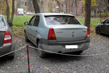 Jogilag vagy sem, mi köze bekerített parkoló az udvarban