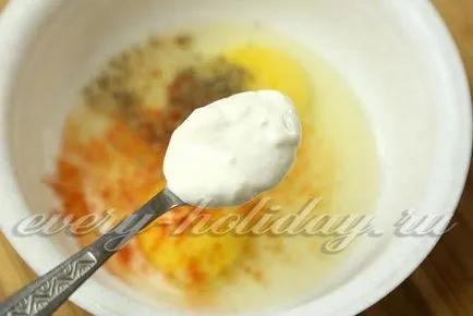 Печен карфиол с яйце и домати