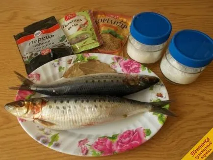 Sózás a hal Iwashi otthon (lépésről lépésre recept fotókkal)