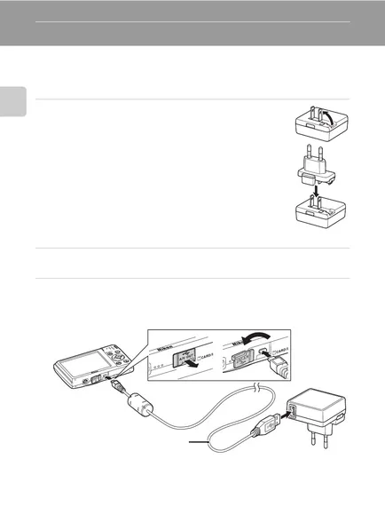 Încărcarea bateriei, manualul de instrucțiuni-s2550 Nikon Coolpix, pagina 26