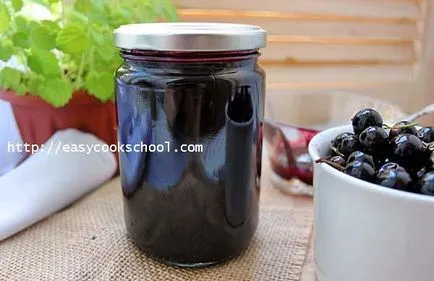 Jelly feketeribizli télen egy egyszerű recept, egyszerű receptek