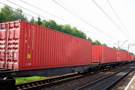 transport feroviar de marfă în containere - livrare în România