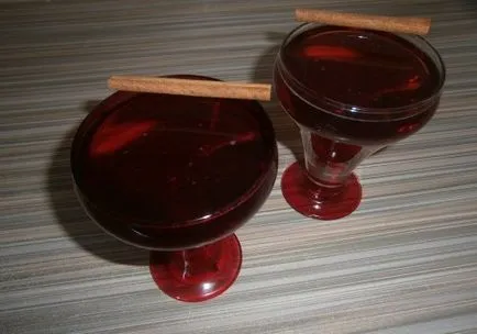 Jelly cseresznye kompót recept egy fotó