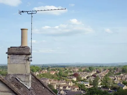 Földelés televízió antenna a ház