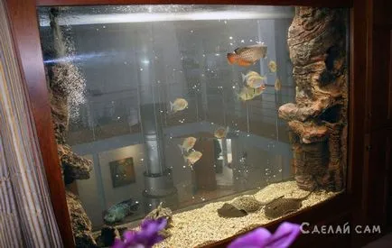 Плексиглас аквариум, DIY
