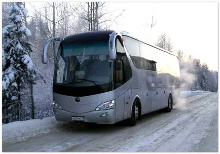 Bus YUTONG felülvizsgálat, fotók, vélemények, leírások